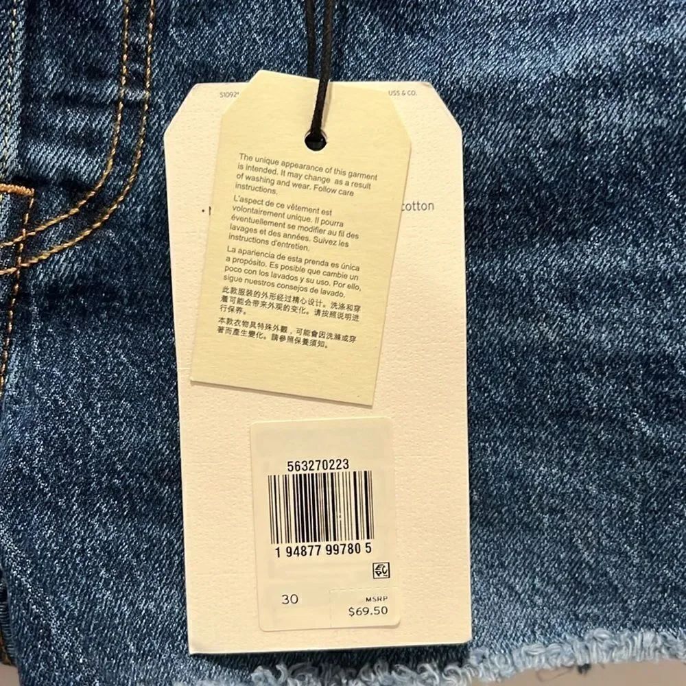 Levi’s Premium 501 ORIGINAL FIT HIGH RISE WOMEN'S SHORTS - Picture 8 of 14